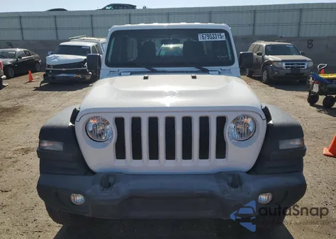 2020 Jeep Wrangler Unlimited Sport z USA, uszkodzony, nr VIN 1C4HJXDG3LW323993